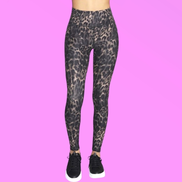 Skechers Diamond Brushed Cheetah High Waisted Legging Size 3XL - Picture 1 of 10